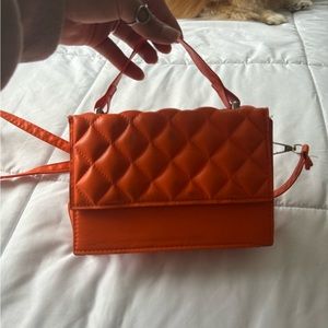 Small orange purse